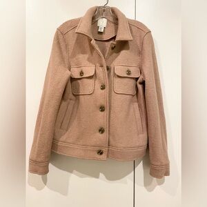 Women’s Joie pale
Pink wool coat jacket sz M